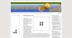 Desktop Screenshot of krugerrandgoldcoins.com