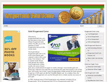 Tablet Screenshot of krugerrandgoldcoins.com